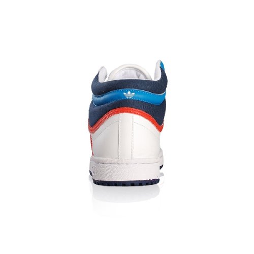 adidas Top Ten Hi Zapatillas Junior, weiß - Blau - Orange