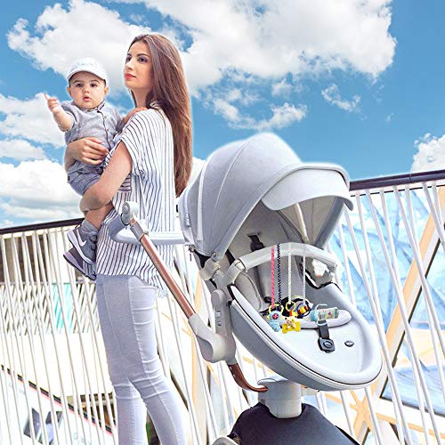 AFASOES 7 Pcs Atar Juguetes Bebe al Carrito Cadenas para Chupetes Chupetes de Clip Bebé, 5 Pcs Cintas + 2 Pcs Banda de Magico para Juguete Chupete Botella de Agua Ideal para Cochecito Tronas