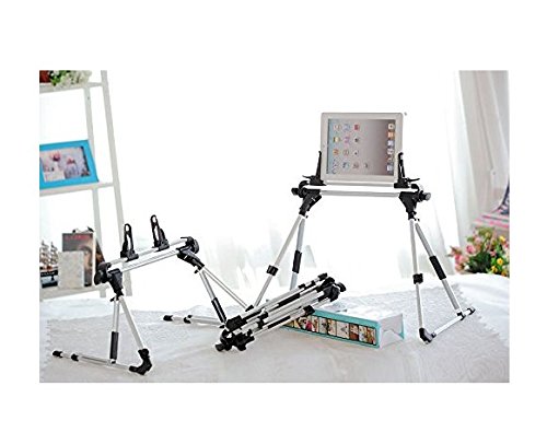 AFUNTA Tablet titular de montaje Suelo Escritorio Sofá Cama Soporte ajustable portátil plegable para Tablet iPad 2 3 4 5 Samsung iPhone6 ​​/ 6 más, hombre perezoso Lazy lado de la cama, de coches, dormitorio, cocina, oficina, cuarto de baño