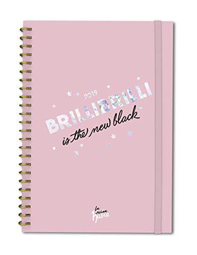 Agenda anual semana/vista Vecina Rubia 2019: Brilli brilli is the new black (TANTANFAN)