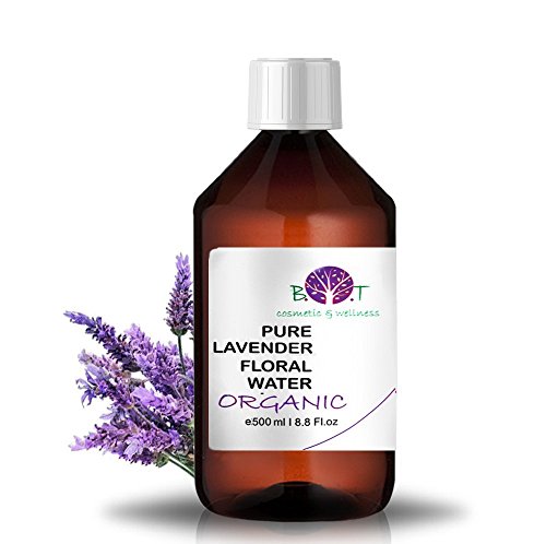 Agua Floral Puro Ecológico Hidrolato de Lavanda ORGÁNICO Piel Sensible/Piel Madura 500 ml