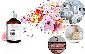 Agua Floral Puro Ecológico Hidrolato de Rosa ORGÁNICO Piel Sensible/Piel Madura 100 ml