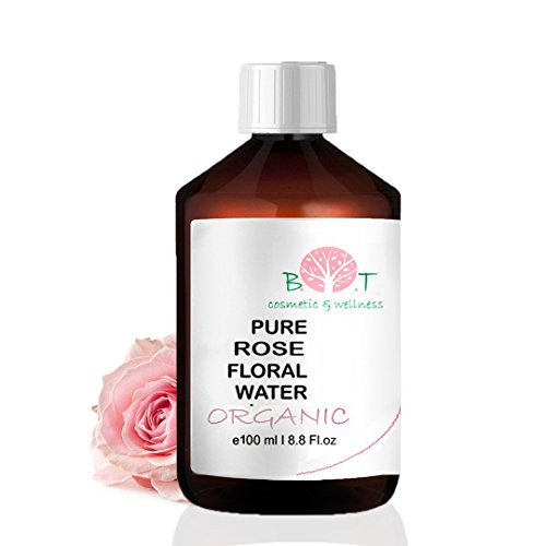 Agua Floral Puro Ecológico Hidrolato de Rosa ORGÁNICO Piel Sensible/Piel Madura 100 ml