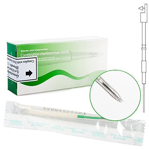Aguja 3 puntas stérile de uso único dermographe maquillaje Permanent ecológicos meicha (lote de10)