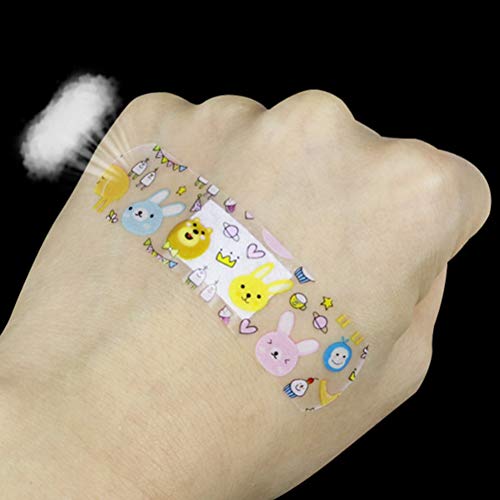 Ahagut Tiritas Infantiles Autoadhesivas Impermeables 120 Piezas tiritas Venda Adhesiva hemostática para niños