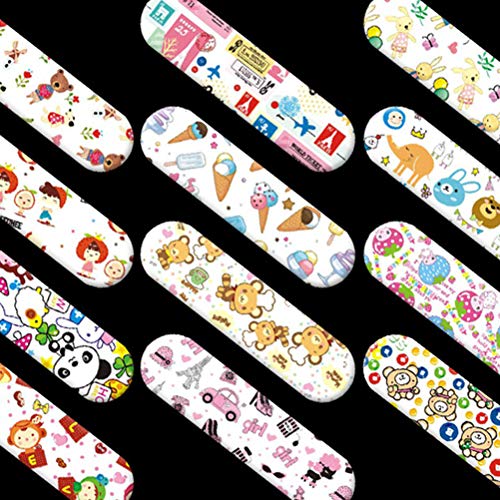 Ahagut Tiritas Infantiles Autoadhesivas Impermeables 120 Piezas tiritas Venda Adhesiva hemostática para niños