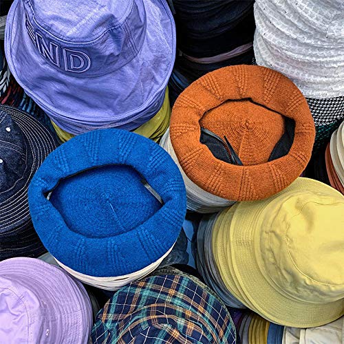 Aibccr Boina Femenina otoño e Invierno Nuevo Sombrero de Pintor de Punto de algodón Sombrero de Calabaza Lindo Sombrero Coreano de decoración de Invierno a Juego