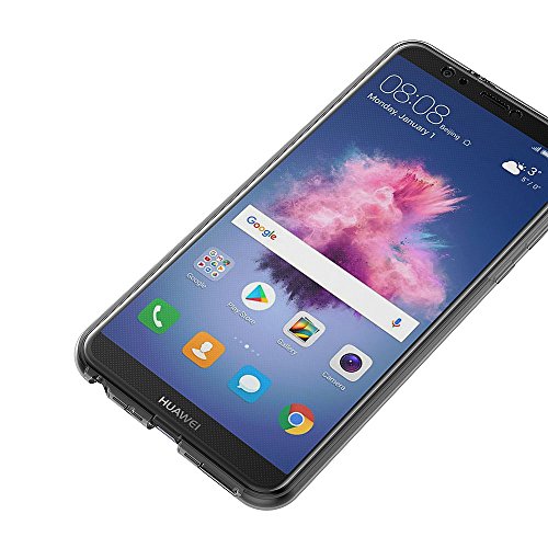 AICEK Funda Huawei P Smart, Transparente Silicona 360°Full Body Fundas para Huawei P Smart Carcasa Silicona Funda Case 15 X 8 cm (5,65 Pulgadas