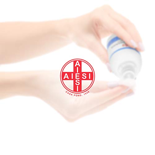 AIESI® Agua Oxigenada desinfectante Ph. Eur. 3% 10 volúmenes con tapa de seguridad para niños botella de 1 litro # Made in Italy