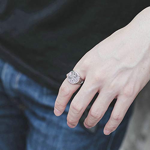 Aimsie Hombre Unisex Mujer No-Metal-Stempel (nur Mode) plata de ley (925)