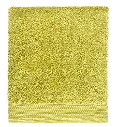 Ajuar rizo Toalla de baño 100% algodón Peinado 600 gr. Pistacho (Sábana 100 x 150 cm)