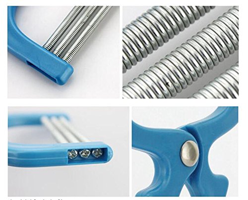 AKAAYUKO 1PCS Epistick Spring Epicare Facial Depilacion Bigote Muelle Epilator Spring Remover -Azul