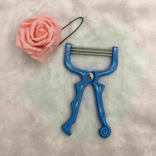 AKAAYUKO 1PCS Epistick Spring Epicare Facial Depilacion Bigote Muelle Epilator Spring Remover -Azul