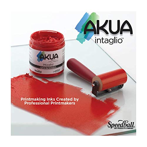 Akua Intaglio IIPB - Tinta a base de agua, no tóxica, 236 ml Tarro, 2,7" de altura, 3,3" de ancho, 3,3" de longitud, ftalocyanina azul