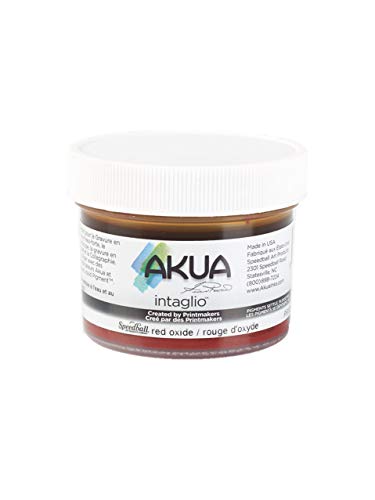 Akua Intaglio tinta 2 Oz îxido Rojo