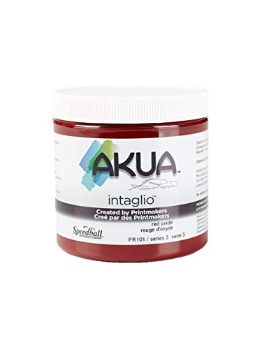 Akua Intaglio tinta 8 Oz îxido Rojo