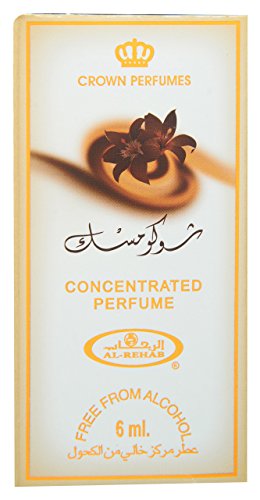 Al Rehab Choco Musk - Perfume de almizcle, 6 ml, 100% aceite