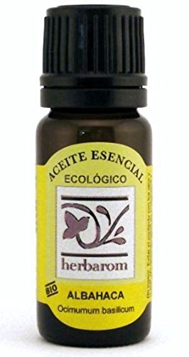 Albahaca -Aceite Esencial BIO- 10 ml. Puro 100% Certificado Ecológico ECOCERT