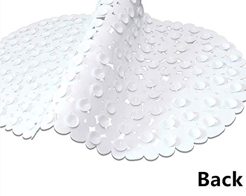 Alfombra De Ducha Antideslizante para Bañera Alfombra De Bañera Antirresbaladiza De Amarillo, Sueño De Vela PVC para Baño 70 X 35 Cm con Ventosas Fuertes (Style 05)