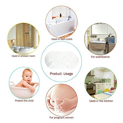 Alfombra De Ducha Antideslizante para Bañera Alfombra De Bañera Antirresbaladiza De Amarillo, Sueño De Vela PVC para Baño 70 X 35 Cm con Ventosas Fuertes (Style 05)