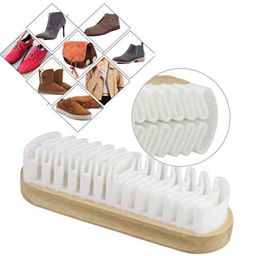 AlgaMarina Juego de Cepillos para Zapatos Limpiador de Zapatos Multifuncional para Limpieza y Cuidado de Zapatos, Botas, Asientos de Coche y Mueble de Piel (Modelo -2)