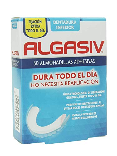 ALGASIV - ALGASIV Almohadillas Adhesivas Dentadura Inferior 30 unidades