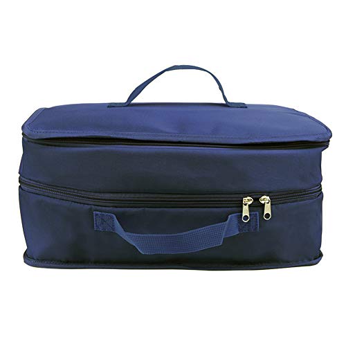 Alicer – Bolsa de viaje portátil, 3 capas, plegable, armario de pared, estantería, organizador de ropa, organizador de equipaje Negro Talla única
