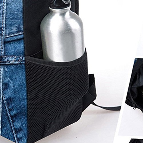 ALIKEEY 3D Print Animal Gato Perro Bolsas De Hombro Una Mochila Escolar del Estudiante Universitario