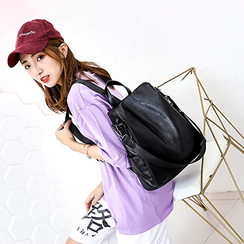 ALIKEEY-Bolsa Mochila Antirrobo Para Mujer Mochila Mochila Extra Suave Y Para Cuero Carritos Cuelga Louis Vuitton Originales Silla Paseo Panera Paja PequeñOs Rosa Lona PequeñO Cuero Casual