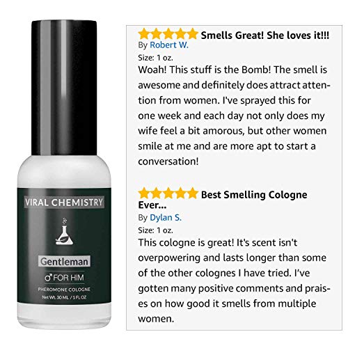 AllureGeek feromonas para atraer a las mujeres para los hombres (caballero) - exclusivo, ultra intensidad de la fragancia de carrocería orgánica de cologne spray - 1 onza