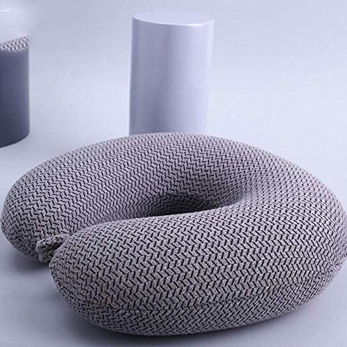 Almohada en forma de U De Algodón con Memoria, Almohadilla For Dormir con Soporte De Hombro Y Cuello con Patrón De Lichi Adecuado For Viajes De Trabajo Familiar