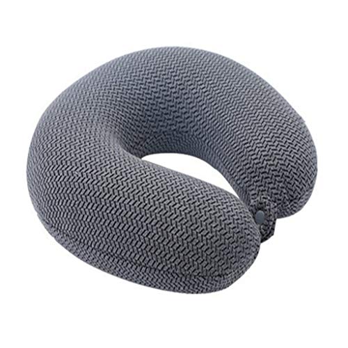 Almohada en forma de U De Algodón con Memoria, Almohadilla For Dormir con Soporte De Hombro Y Cuello con Patrón De Lichi Adecuado For Viajes De Trabajo Familiar