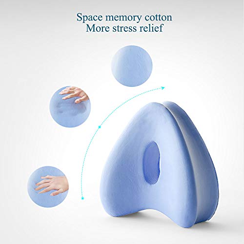 Almohada Piernas Dormir De Lado Cojín Ortopédico para Almohada con De Memoria con Correa Ajustable Alivia El Dolor De Piernas Y Espalda