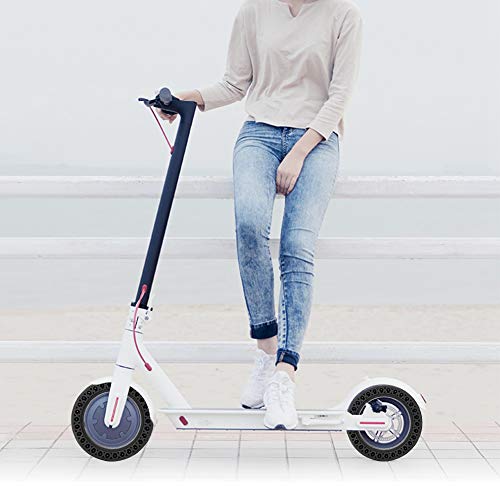 Alomejor Neumatico Solido sin Camara del neumatico Anti-Explosion Duradero para la Vespa electrica de Xiaomi M365 Ninebot