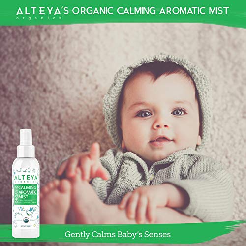 Alteya Organic Bruma Calmante para Bebé 110 ml – USDA Certificado Puro Bio Producto Natural Relajante