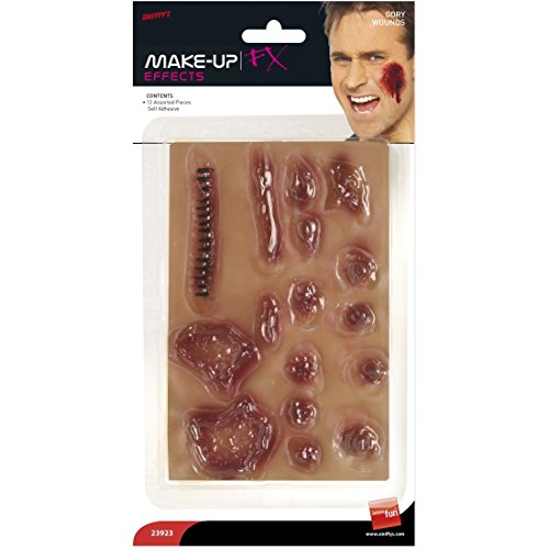 Amakando Lesiones Látex | Heridas Sangrientas Artificiales | Llagas Postizas Halloween | Maquillaje para Cicatrices