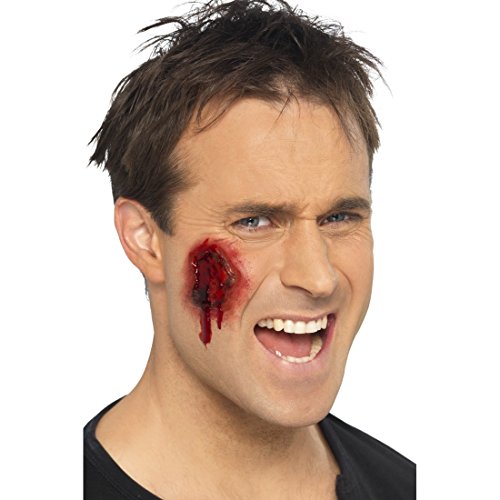 Amakando Lesiones Látex | Heridas Sangrientas Artificiales | Llagas Postizas Halloween | Maquillaje para Cicatrices