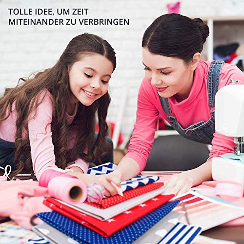 Amazinggirl - Tela de algodón 100% color blanco de 1,6 m x 0,5 m – Tejido para coser tejido de algodón liso Öko-Tex Standard 100