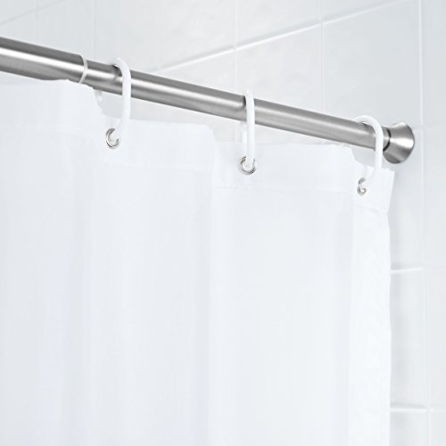 AmazonBasics - Barra de tensión para cortina de ducha, 137 a 229 cm, níquel