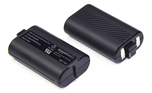 AmazonBasics - Cargador de batería de mando (para la consola Xbox One S), color negro