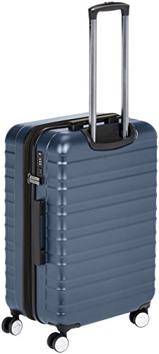 AmazonBasics - Maleta rígida de alta calidad, con ruedas y cerradura TSA incorporada - 78 cm, Azul marino
