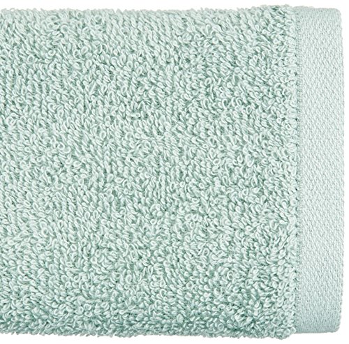 AmazonBasics - Paños de algodón (30,5 x 30,5 cm), pack de 24 - Verde, Azul claro, Blanco