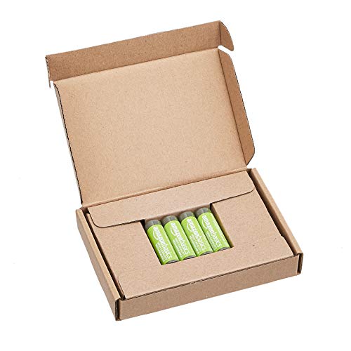 AmazonBasics - Pilas AA recargables de alta capacidad, precargadas, paquete de 4 (el aspecto puede variar)