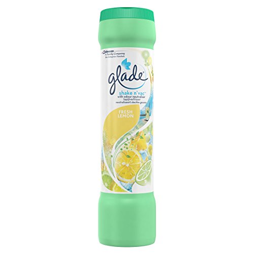 Ambientador para alfombras Fresh Limon, 500 g, Shake N 'Vac, de Glade, 12 unidades