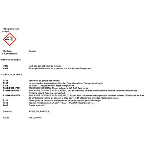 Ambro-Sol P306 Desatascador de Tuberías, Negro Oscuro, 1 l