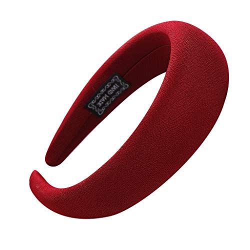 Amlaiworld Banda de Pelo de Esponja para Mujer Anillo de cáñamo de Espuma para Mujer Diadema Color de Caramelo Cuidado del Cabello Joyería Diadema Se Puede Combinar con una Camisa de Falda