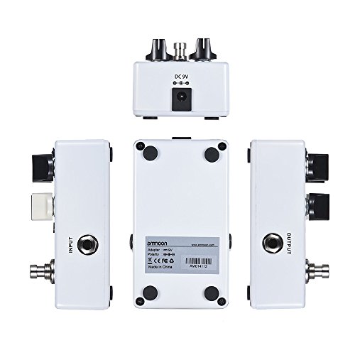 ammoon POCKECHO Demora y Looper Pedal de Efectos de Guitarra 8 Efectos de Retardo Max. 300s Loop Time Tap Tempo Function True Bypass (POCKECHO)