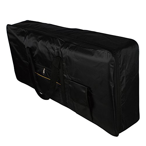 ammoon Portátil Teclado de 61 Teclas del Piano Eléctrico Caso Acolchado Funda de Tela Oxford