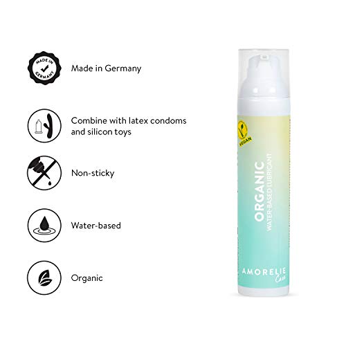 Amorelie Care Lubricante BIO a base de agua (100 ml) - Lubricante médico con fórmula inodora - Lubricante vegano para una hidratación duradera - Lubricante natural para una mayor flexibilidad