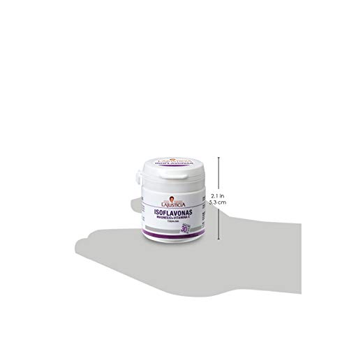 Ana Maria Lajusticia - Isoflavonas con magnesio + VIT E – 30 cápsulas. Reduce los síntomas de la menopausia. Apto para veganos. Envase para 30 días de tratamiento.
